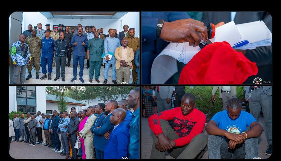 Tanganyika : deux présumés membres d'un réseau de faux documents bancaires présentés au gouverneur